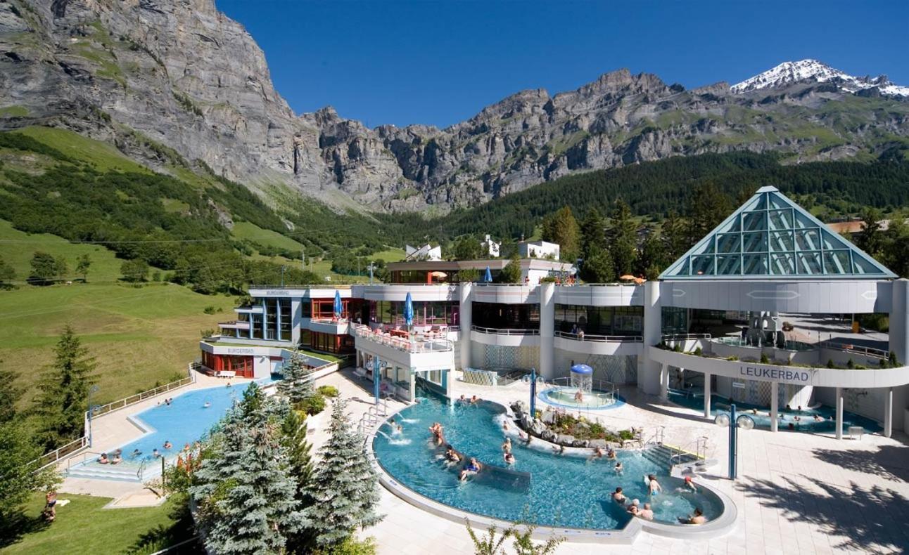 Hotel Roemerhof Leukerbad Exterior foto